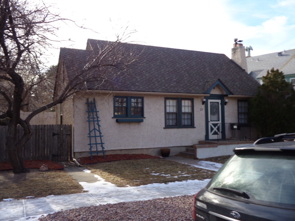 Photograph of the Wells House at 23 W Willamette in Colorado Springs