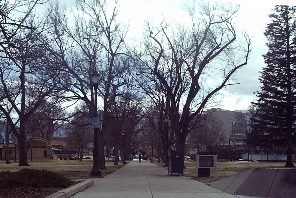 Photograph of the Acacia Park at 120 East Bijou Street in Colorado Springs