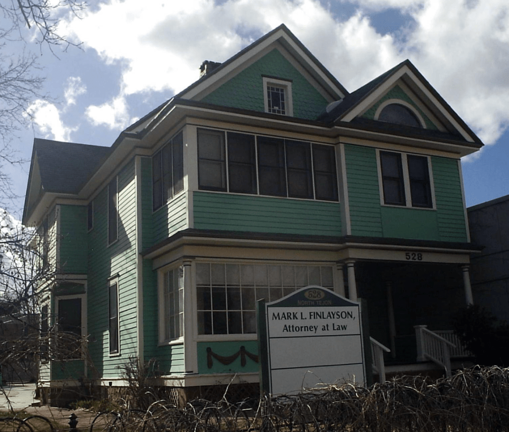 Photograph of the Rice Residence at 528 North Tejon Street in Colorado Springs