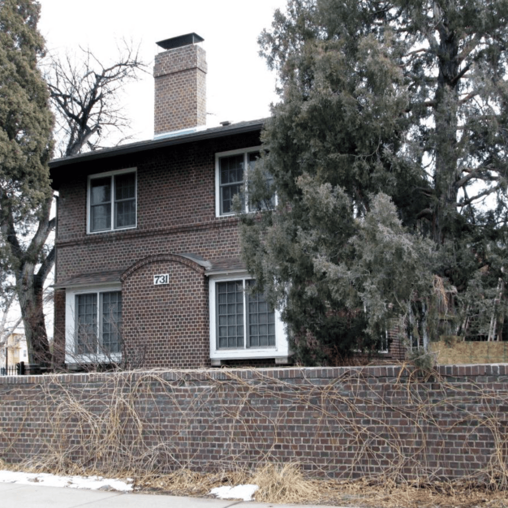 Photograph of the Schlesinger-Birdsall Residence at 731 North Cascade Avenue in Colorado Springs