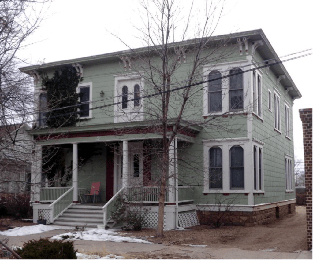 Photograph of the Gregg Residence at 9 East Dale Street in Colorado Springs