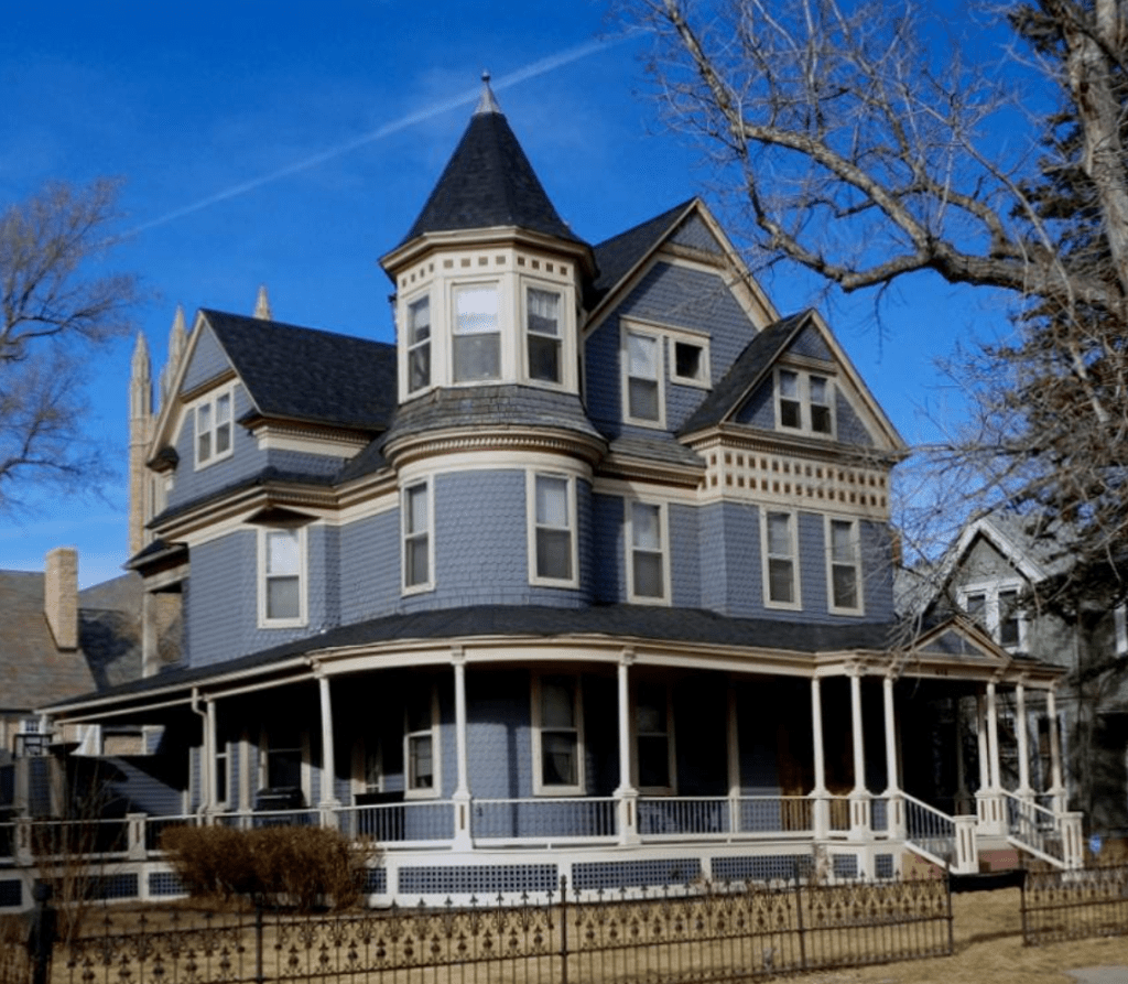 Photograph of the Peck Residence at 618 North Nevada Avenue in Colorado Springs