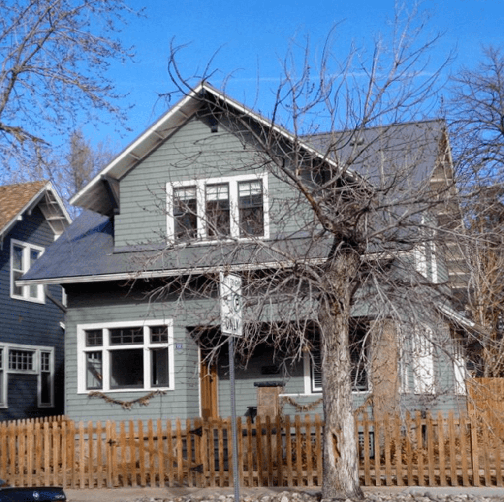 Photograph of the James F. Crawford House at 132 East Willamette Street in Colorado Springs